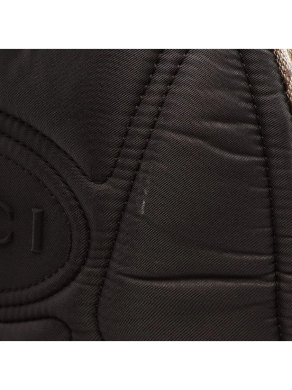 Gucci Backpack GG Canvas Beige Dark Brown